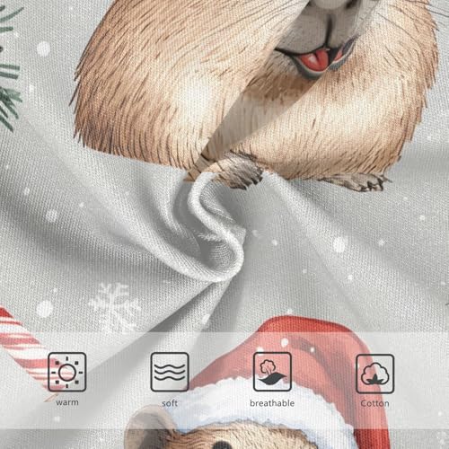 Bright Toddler Girls Underwear 2t Cotton Panties Little Girl Cute Capybara Fun Christmas Briefs Kids Undies3