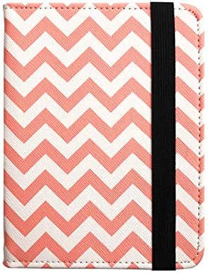 Capa Case Kindle Paperwhite 7th 2016 (on/off) - Chevron Coral