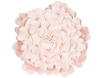 Vista 9 de O'Creme Flor de pasta de goma, peonía blanca de 7 pulgadas, flor comestible para decoración de pasteles, pasta de azúcar, decoración de flores