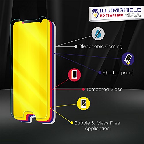 Illumishield Glass Screen Protector Compatible With Apple Ipad (2017,Ipad Pro 9.7 Inch,Air 2,Air)(2-Pack) Anti-Scrach, Case Friendly And No-Bubble Clear Tempered Glass #TOP6