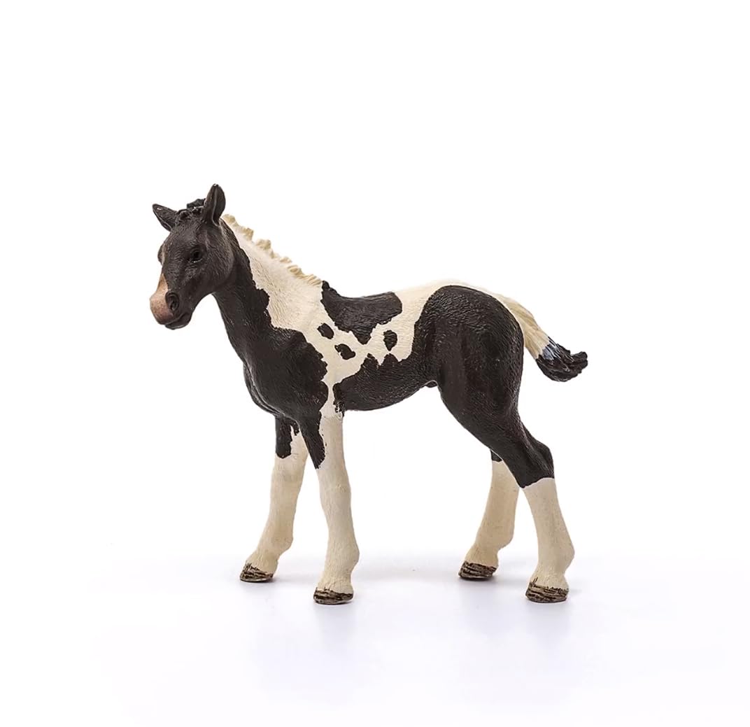 Schleich Farm World - Pinto Foal Toy Figurine - Kids Ages 3+ | 17084