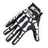 Skeleton Gloves Adjustable Lightweight Racing Skull Sports Work Bone Gloves Anti-Slip Breathable for Men & Women Motorcycle, Cycling, Biking, Workout