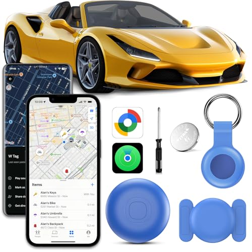 #rémunéré #Amazon<br>Traceur GPS Voiture sans Abonnement Smart Tag Traceur Compatible avec Android et iOS Localisateurs D’Objets Bluetooth pour pour Auto Moto Vélo Bagages IP68 Imperméable