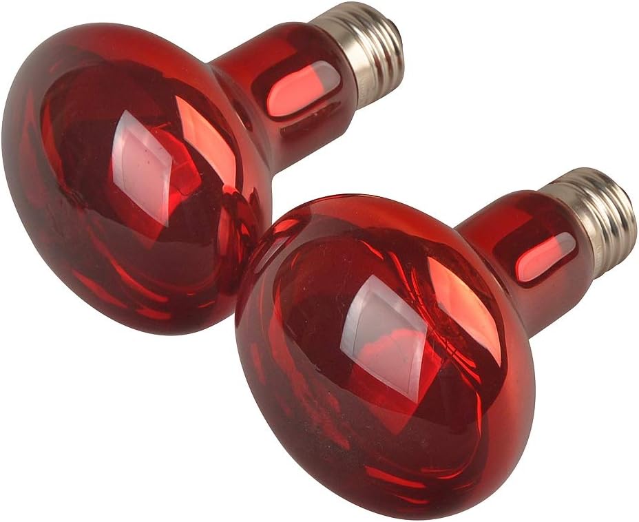 LUCKY HERP Reptile Infrared Basking Bulb Heat Lamp,2-Pack,E27,Screw Thread (75, Watts), 75-watt - Image 4