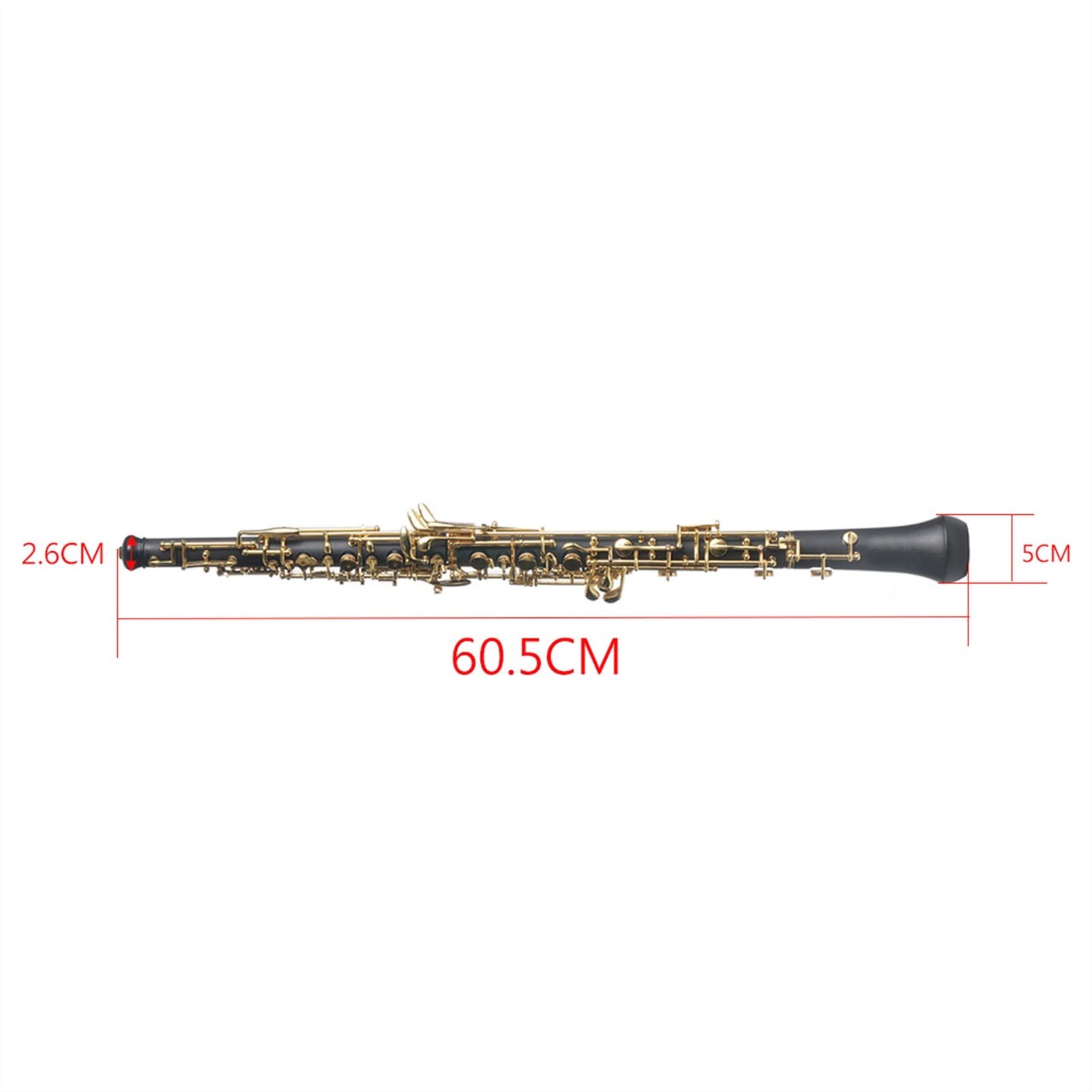 Strumento Oboe Il Tono Si bemolle Dorato dell'oboe in bachelite è Adatto per Suonare Strumenti di Prova Principiante di Oboe
