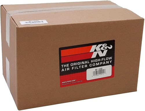Miniatura 2 de K&N Filtro de aire universal Alto rendimiento, Premium, Filtro de repuesto Diámetro de la brida 3.875 in, Altura del filtro 7 in, Longitud de brida