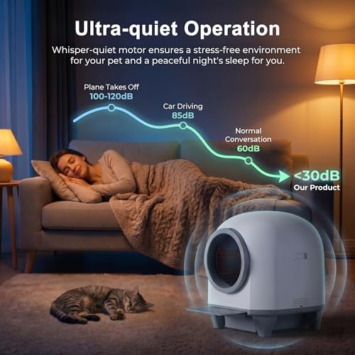 Greesum UltraSmart AutoClean Rake Self-Cleaning Litter Box — view 5