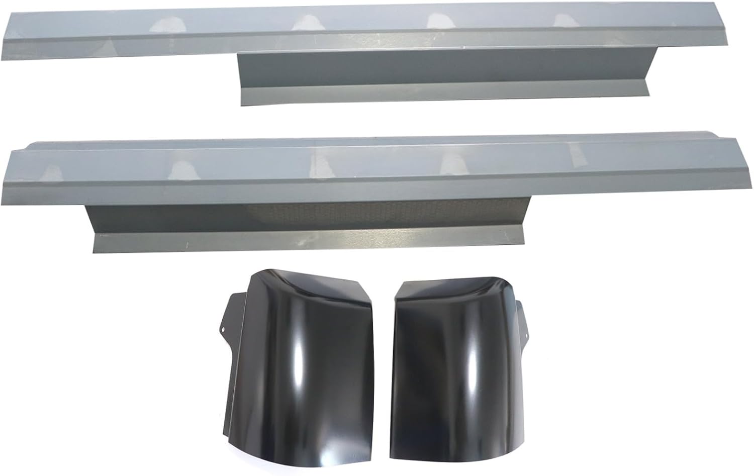 FZJDSD Outer Rocker Panel Compatible with GMC Sierra Chevy Silverado 2007-2013 Cab Corner Kit 2 Door