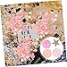 Alipis 2bags Reusable Decorative Confetti for Birthday and Wedding Table Scatter Safe Paper Material Various Shapes for Festive Celebrations and Events