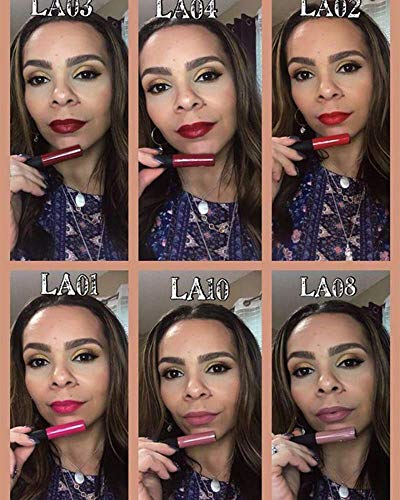 Matte Lipstick Set, Waterproof Long Lasting Liquid Lipsticks Non-Stick Cup Lipstick Set (6 Colors) #TOP3