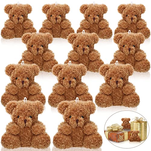 HyDren 24 Pcs 4 in Mini Bear Stuffed Animal Bulk