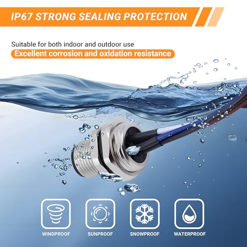 Conector M12 de 4 pines para automatización industrial 4
