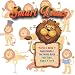 Smart Lions: "PUZZLE BOOK 1" Unscramble the Word Book, Activity Book for Kids, Ages 4 to 8, 8.5 x 8.5 inches, Spelling the Word Scramble, Quiet Time for You and Fun for Kids