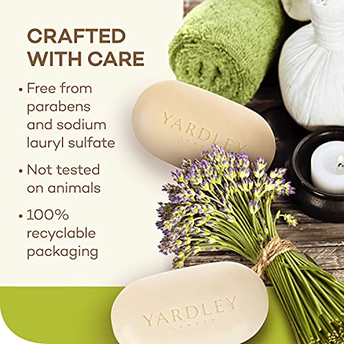 Yardley London Aloe & Avocado Naturally Moisturizing Bath Bar, Botanical Aloe & Avocado, 4 Ounce #TOP4