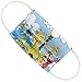 Sesame Street Retro Gang 1-Ply Reusable Face Mask Covering with Adjustable Nose Wire, Kids