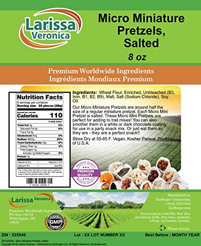 Micro Miniature Pretzels, Salted (8 oz, ZIN: 525549) image 4