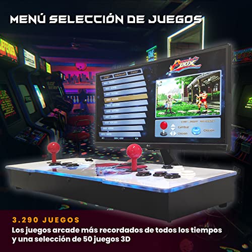 Consola-arcade-3290-Juegos-mas-recordados-Ultima-version-2022-Retro-Consola-Maquina-recreativa-Arcade-Video-Joystick-arcade-Versiones-Originales-Juegos-retro-juegos-2D-y-3D-Mame-Neogeo