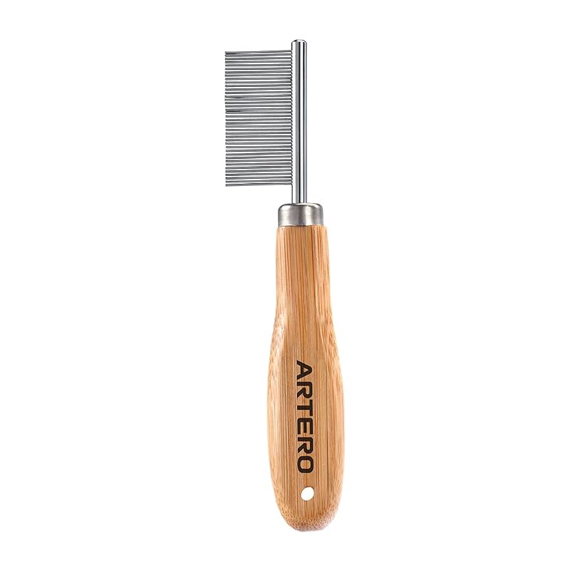 Pente fino para remover resíduos da região dos olhos de cães e gatos ARTERO P963 Nature Collection