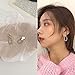 Produktbild Chwewxi Korea ins windgesichtige Gesicht Ohrringe weiche Mädchen Temperament Lange Retro einfache Wilde Ohrringe Ohrringe, himmelblau E570 Korallenpulver Ohrringe
