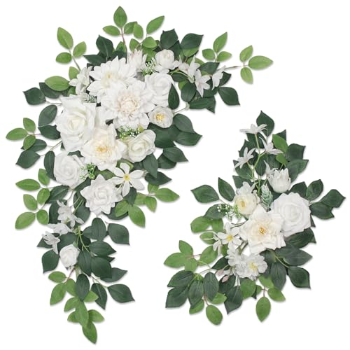 BMQDSM Pack of 2 Artificial Flowers for Backdrop Decoration, Wedding