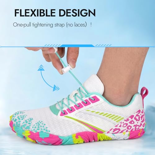 Image of ATHMILE Water Shoes for Women Men River Aqua Shoes Barefoot Sport Quick-Dry Adult Swim Shoes for Beach Lake Pool Hiking Surfing Kayaking Camping Size | Quick Dry Non-Slip Wide Toe Box Shoes for River Kayak Fishing Lake Cruise Vacation Outdoor Water Activities