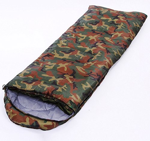 Lucky 4-Season Sleepping Bag Envelope Lightweight Portable,Comfort With Compression Sack - Great For Traveling, Camping, Hiking, & Outdoor Activities. (camo)
