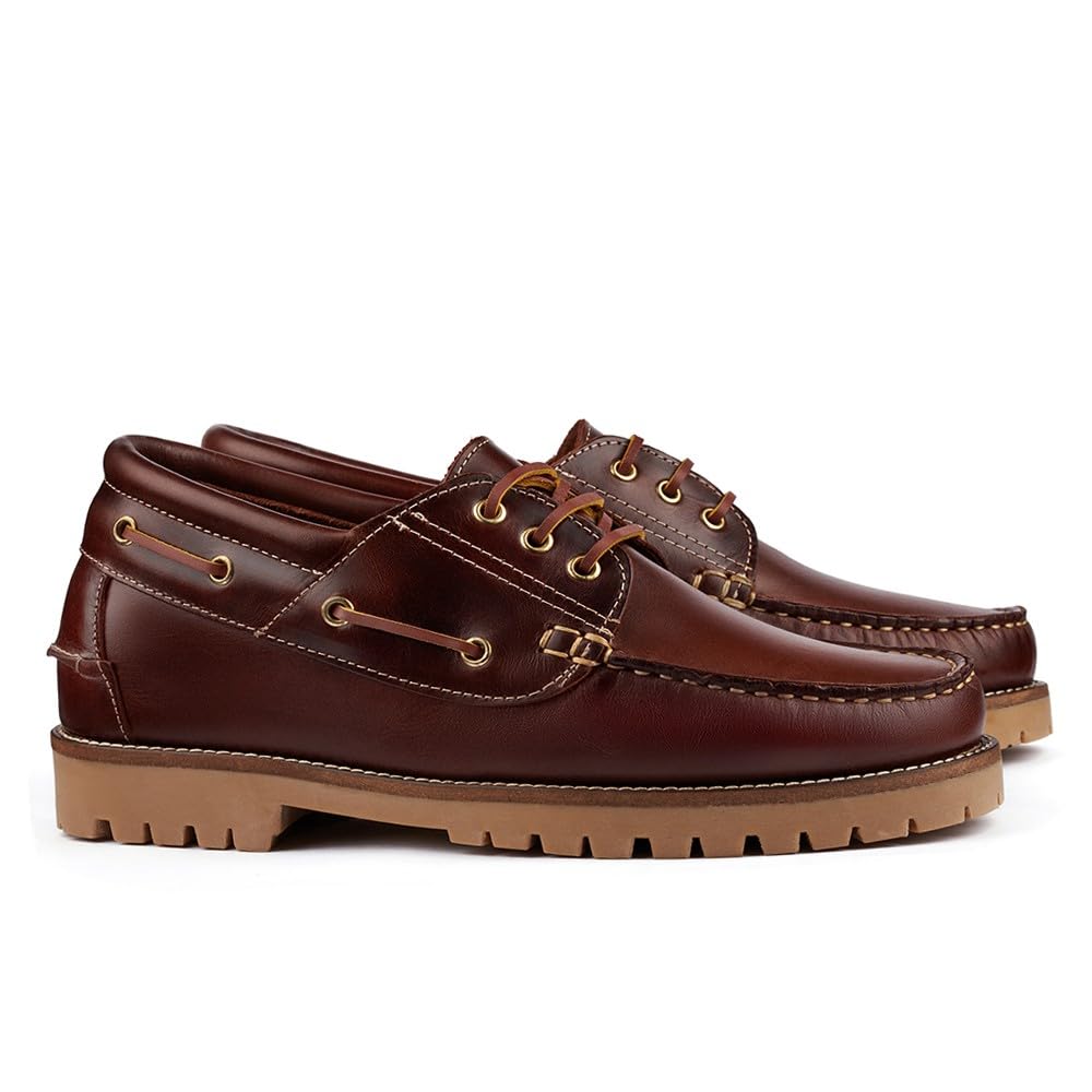 MASALTOS Zapatos de Hombre con Alzas Que Aumentan Altura hasta 7 cm. Fabricados EN Piel. Modelo Adriatico New