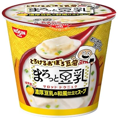 日清食品 とろけるおぼろ豆腐 まろっと豆乳 17g×12(6×2)個入×(2ケース)