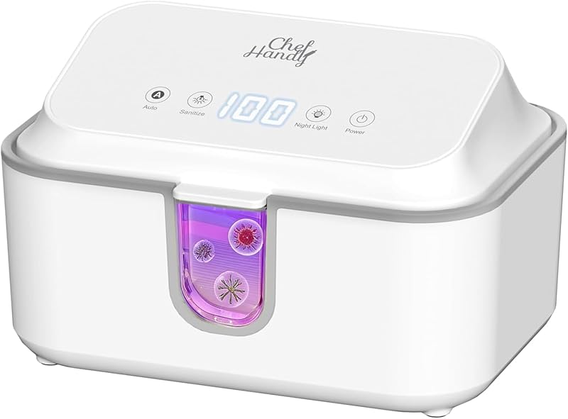 Wipe Warmer with UV Sanitizer, Large Capacity for Baby & Adult Wipes, White | 3 temperature settings, quiet surround heating and a night light for diaper changes, nighttime care and everyday cleansing.