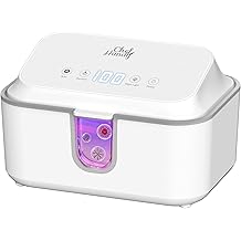 Wipe Warmer for Adult Size Wipes, Baby Wipes Warmer, Large Capacity Wet Wipes Dispenser with UV Sanitizer, Adjustable Temperature, Night Light, Silent Heating, Diaper Wipe Warmer, White