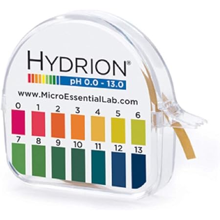 Hydrion Ph Paper (93) with Dispenser and Color Chart - Full Range Insta Chek ph- 0-13