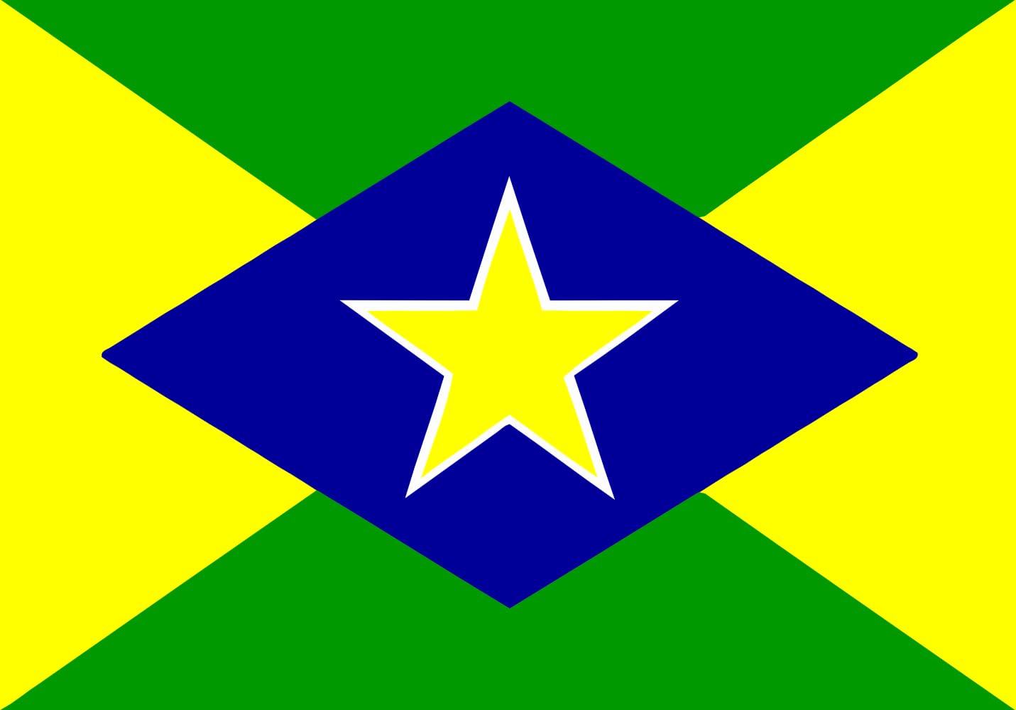 Drapeau Piracuruca résistant pour mât de mairie de commune