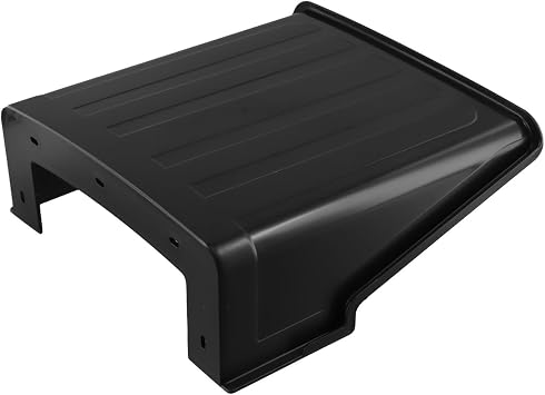 GLOBALHUT Wall Mount Security Camera Protective Cover, Outdoor Waterproof Rain Shield Housing, For Most CCTV Cameras Black White(Black)