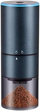 Coffee Grinder, Electric Coffee Grinder, Stainless Steel Mill, Mortar Type, Metal Blade, Uniform Powder, Adjustable, Coffee Beans, Grinder, USB Charging, Stylish, Small, Compact, For Home Use,