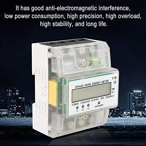 Wattmètre électronique triphasé anti-gaspillage pour tableau - 4