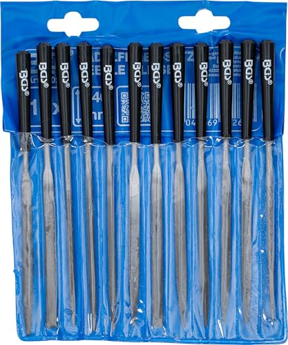 BGS 50200 | Nadelfeilen-Satz | 12-tlg. | inkl. Kunststoffetui