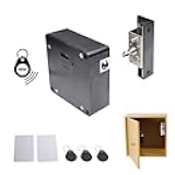 ETEKJOY RFID Electronic Cabinet Lock Hidden DIY for Wooden Cabinet Locker Drawer Cupboard Box with 5PCS IC Cards/Tags