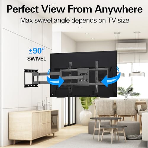 SHTUMEC Suporte de parede de TV de movimento completo para a maioria das TVs planas/LED/plasma de 32