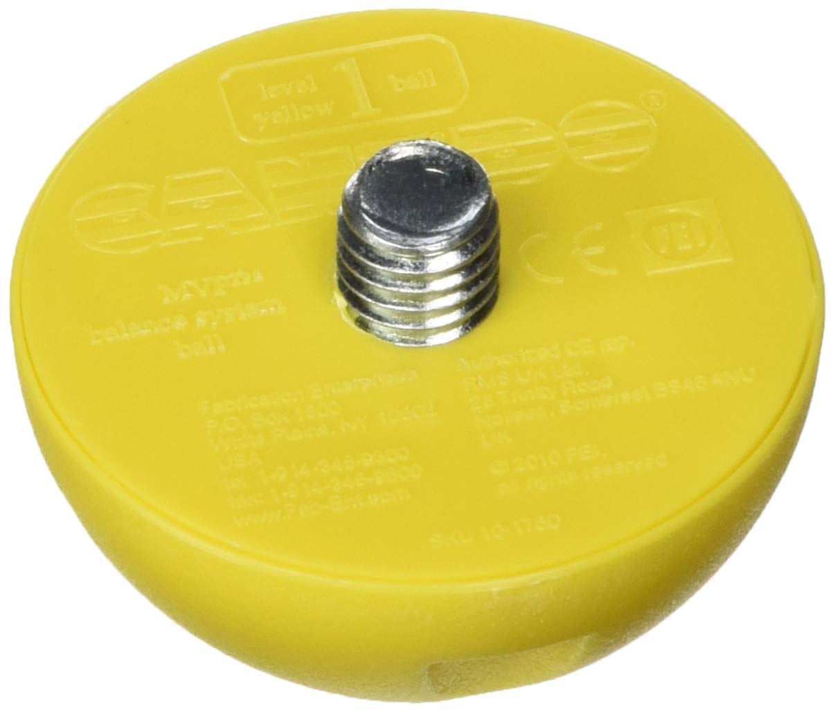 Cando MVP Balance System Products, Pair of Yellow Balls, Extra Easy