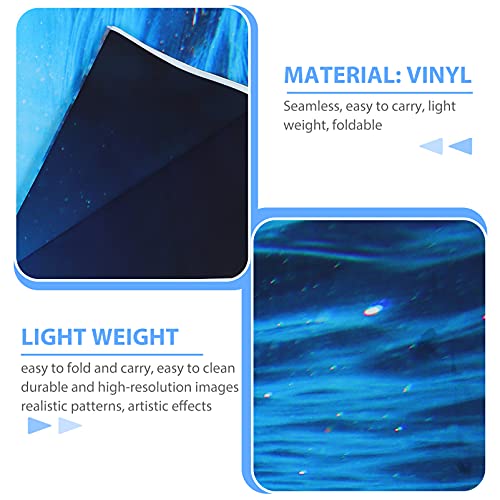 Mobestech 1Pc Decorativa Cenário Seaside Cenário Delicado Backdrop Fotografia Prop Decor