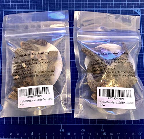 15 Dried Canadian Morel Mushrooms - Small Size #TOP1