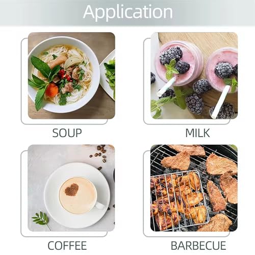 Digital kitchen Thermometer Cooking food - Accurate Thermometer with Long Probe – Meat Thermometers with Quick Read and Large LCD Screen - ℉/℃ Button for Hot Beverage Meat Grill BBQ Water - Image 4