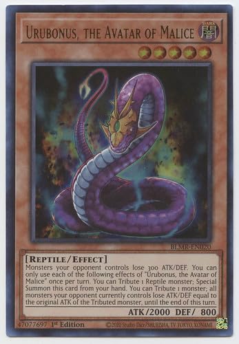 Urubonus, The Avatar of Malice - BLMR-EN020 - Ultra Rare - 1st Edition