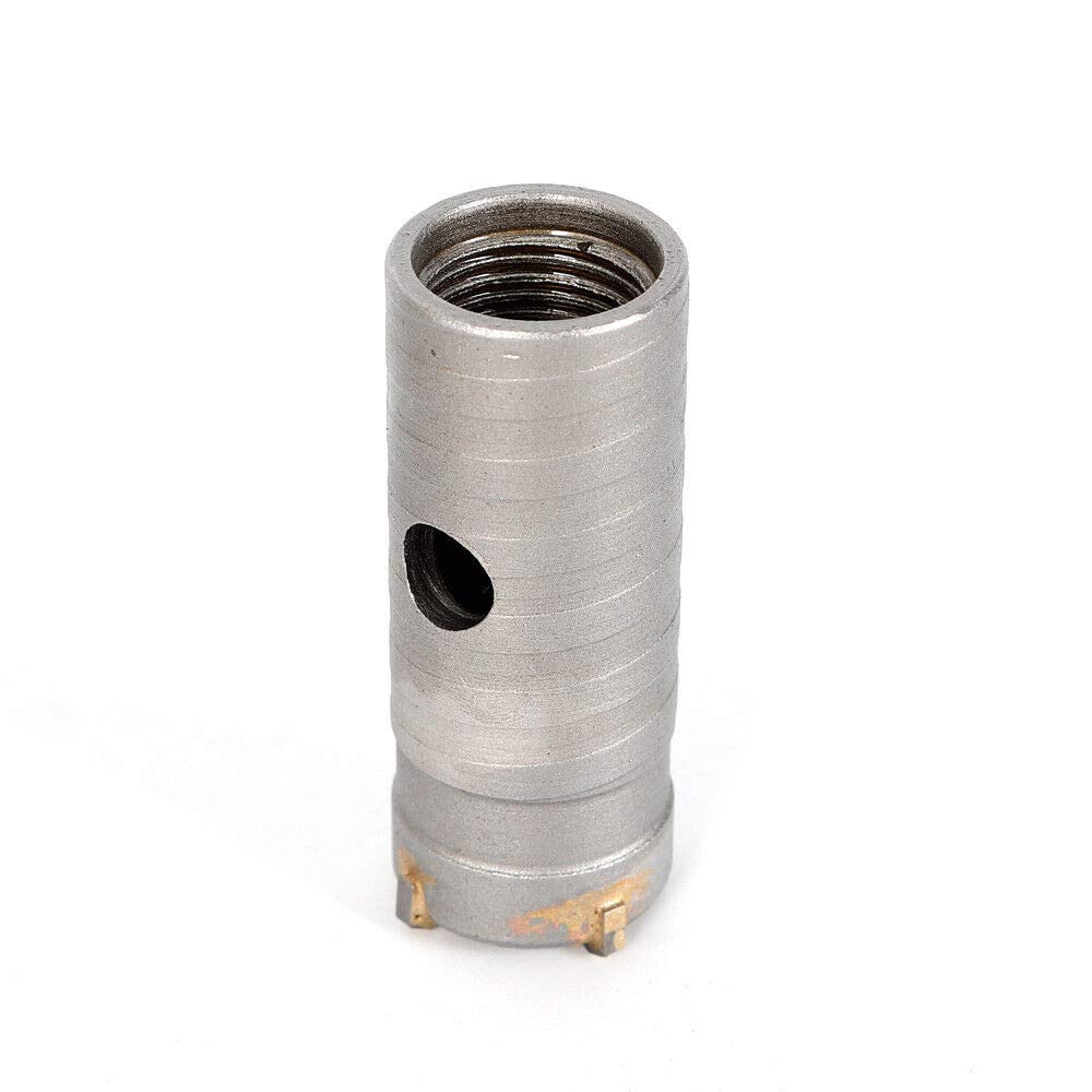 SDSMax Juego de brocas para hormigón en seco, juego de brocas de hormigón, brocas de hormigón, perforadoras de agujeros de 30 a 110 mm de diámetro, kit para muro de piedra roja, pared de cemento +