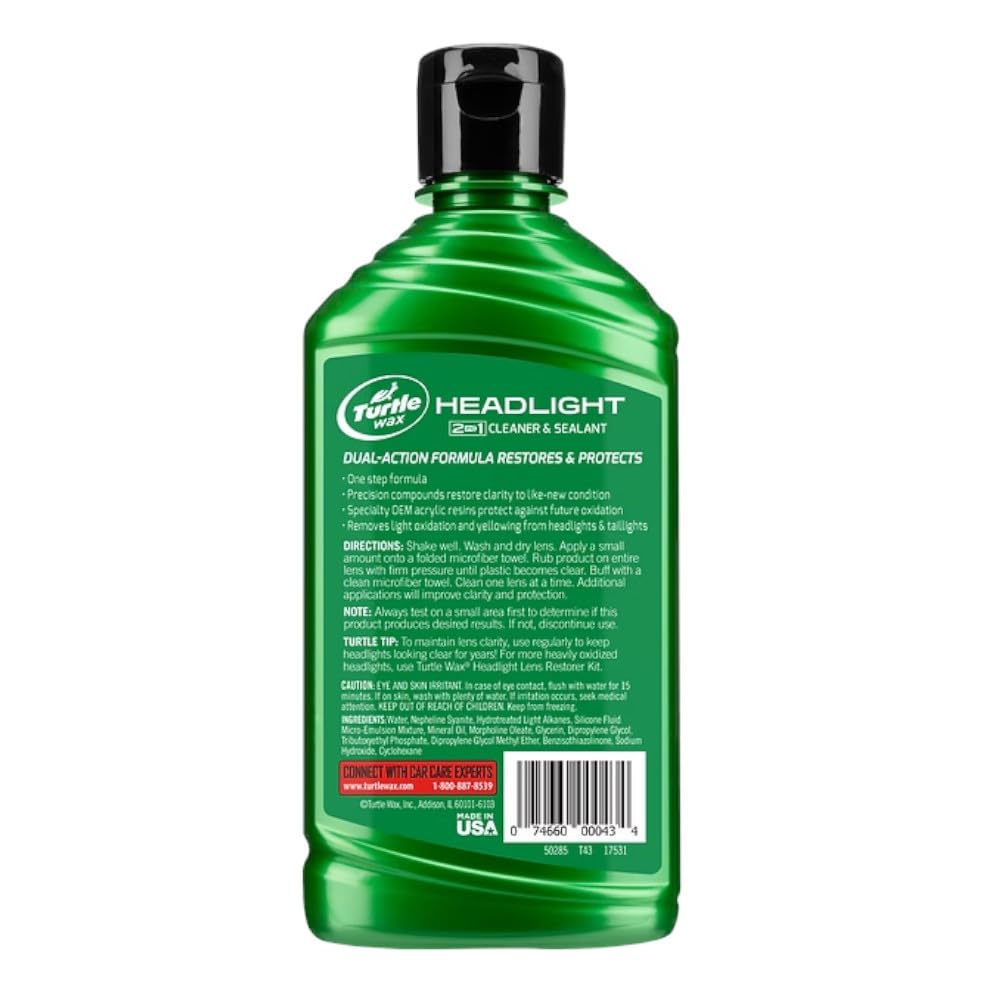 Turtle Wax 2-in-1 Headlight Cleaner and Sealant