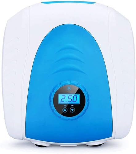 Feilx Portable Air Compressor Mini Inflator Electric Pump, LED Digital Display 12V Mini Ladies Multifunctional Smart Air Compressor for Car Bicycle