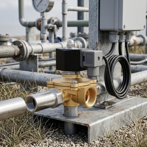 Électrovanne haut de gamme DN15 en laiton renforcé pour commande d'eau extérieure - 8
