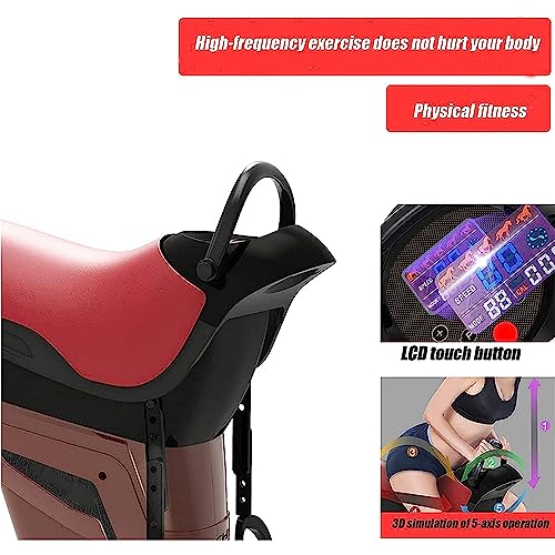Máquina Eléctrica para Ejercicios Abdominales con Vibración, Entrenador de Fitness con Interruptor de Seguridad (Rojo) miniatura 2