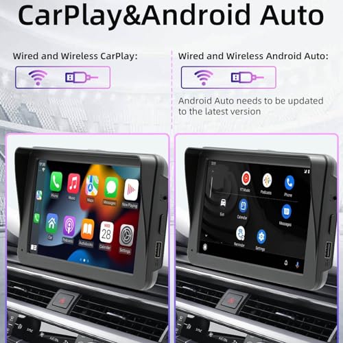 Estéreo de Carro, Tela Sensível Ao Toque de 7 Polegadas Estéreo de Carro, Link de Espelho de Navegaç