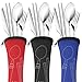 Arroyner 3 Pack Reusable Flatware Sets Knife, Fork, Spoon, Chopsticks, 12Pcs Portable Travel Stainless Steel Tableware Dinnerware with Carrying Case